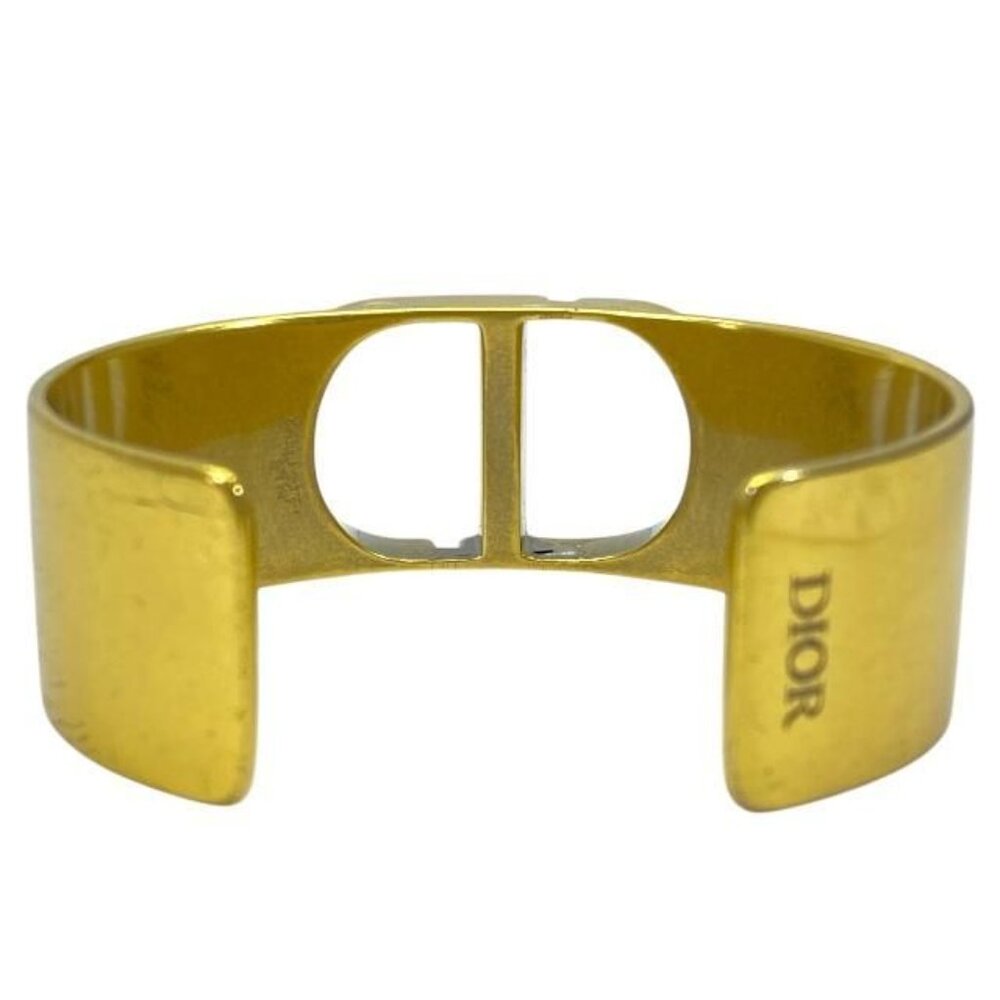 Christian Dior Bracelet Bangle Accessories Jewelry Small Logo GP - Picture 3 of 8